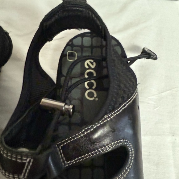 Ecco Jab Toggle Sport Drawstring Leather Sandals Women's Size 39. - Picture 8 of 12